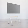 TooQ Soporte de Suelo con Ruedas iLOVE FS20207M-W para TV de 49-80" hasta 50kg Blanco y Haya